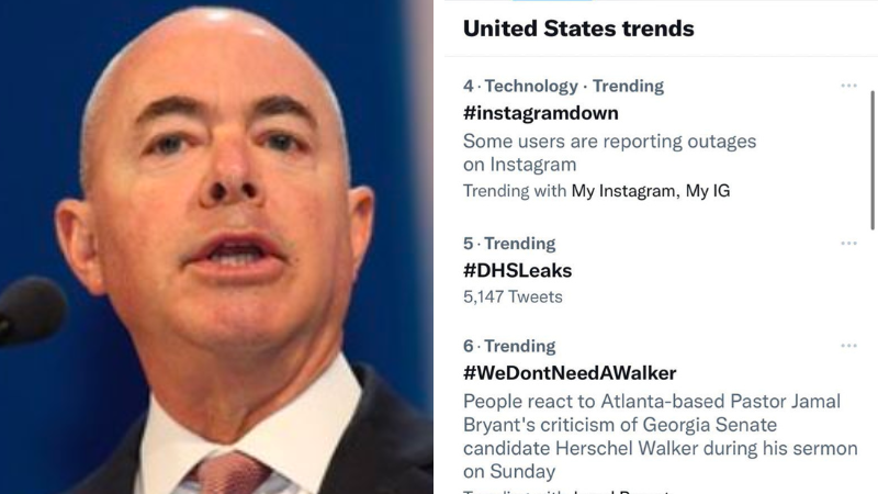BREAKING: #DHSLeaks is now the #5 trend on Twitter
