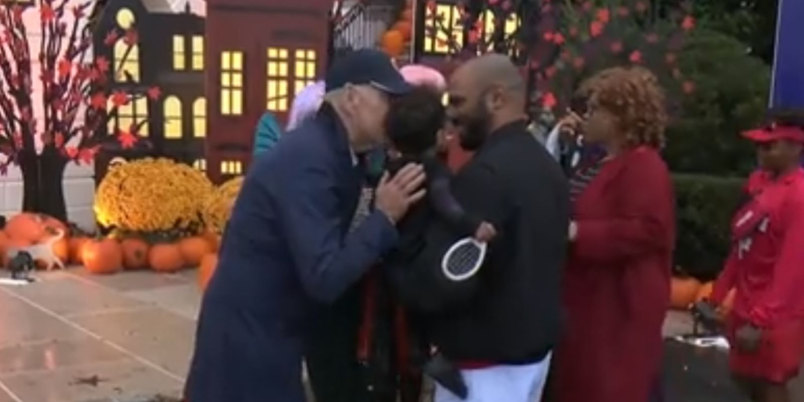 BREAKING: Joe Biden CREEPS on young trick-or-treating child