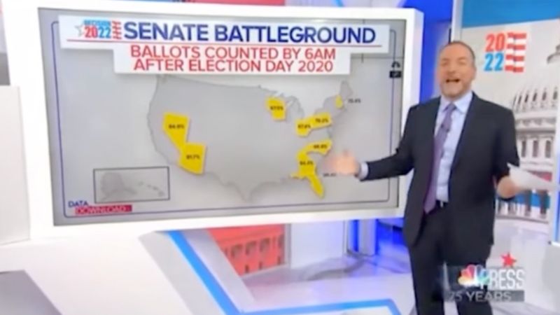 NBC’s Chuck Todd says we probably won’t know midterm results on election night