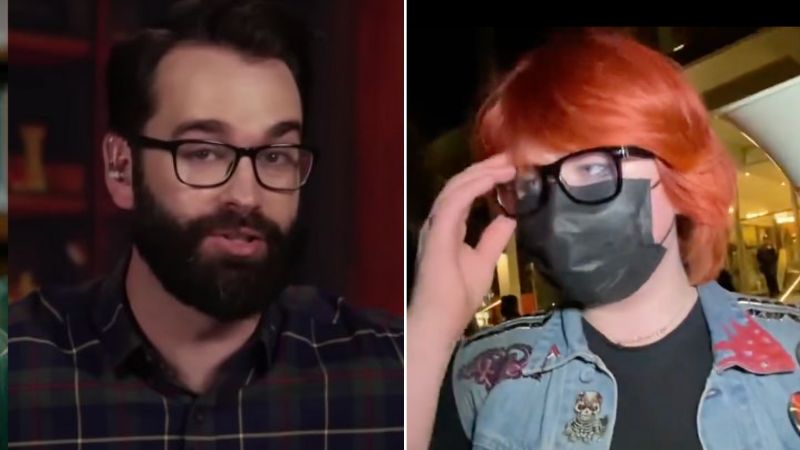 Savanah Hernandez confronts Berkeley protestors at screening of Matt Walsh's 'What is a Woman'