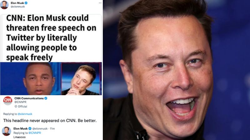 CNN 'fact checks' Elon Musk’s meme mocking them for hating free speech