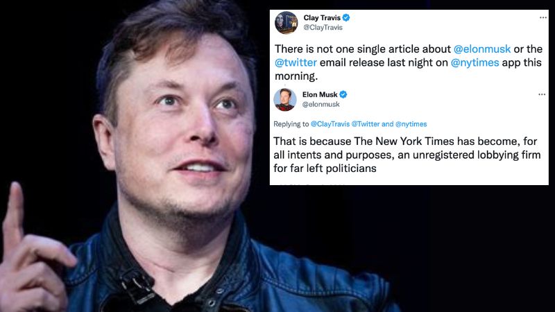 Elon Musk slams 'far-left' NYT for failing to cover Twitter’s Hunter Biden censorship revelations