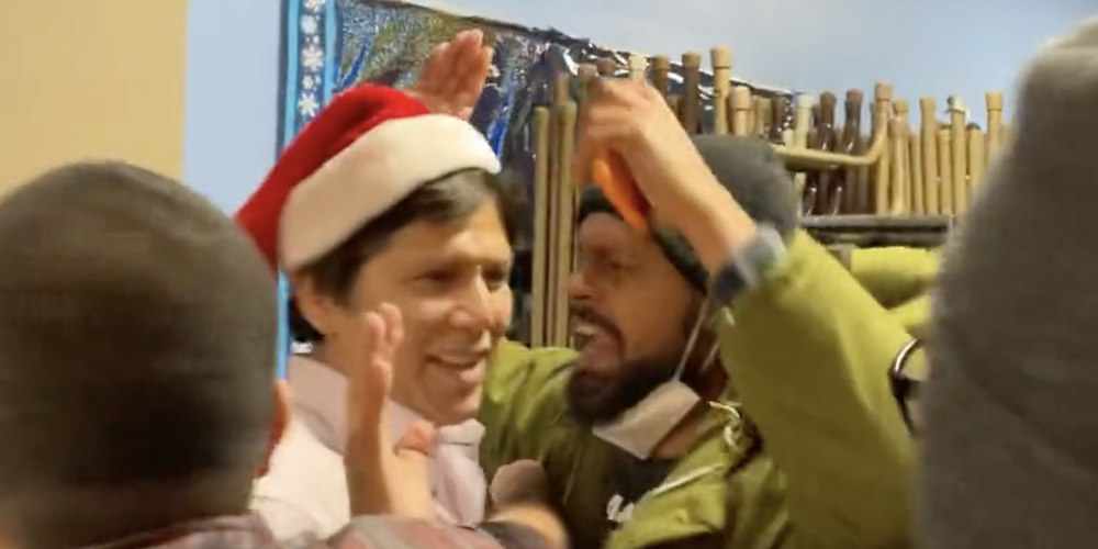 LA City Councilmember assaulted by far-left 'activist' at family-friendly holiday event