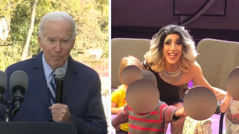 Biden brings non-binary drag queen to White House for signing of same-sex marriage bill