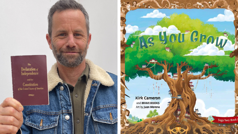 EXCLUSIVE: Kirk Cameron to host readings of his Christian children's book after libraries claim it 'doesn't align' with their 'messaging'