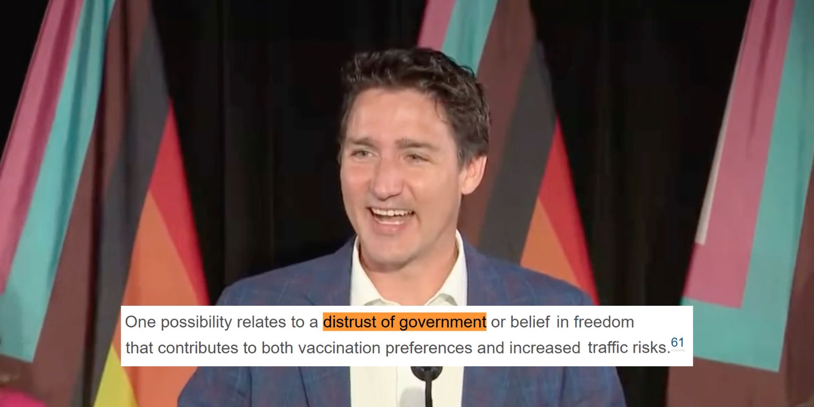 'Distrust of government' is bad for you, claims study funded by government