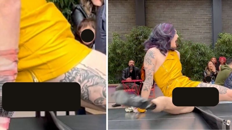 SHOCKING: Drag queen performs nearly nude in front of child at Austin 'all-ages' event