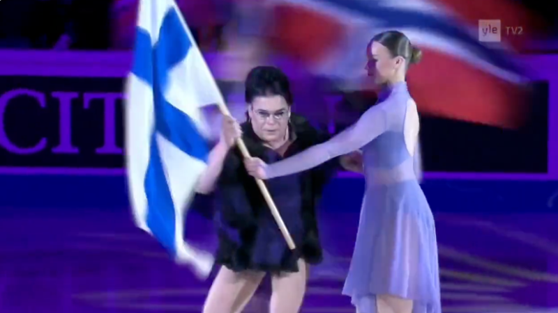 BREAKING: Finland showcases 59-year-old trans-identified figure skater, former farmer at European Figure Skating Championships