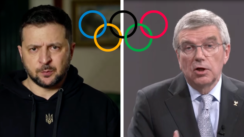 Zelensky demands Russian, Belarusian athletes be barred from 2024 Olympics