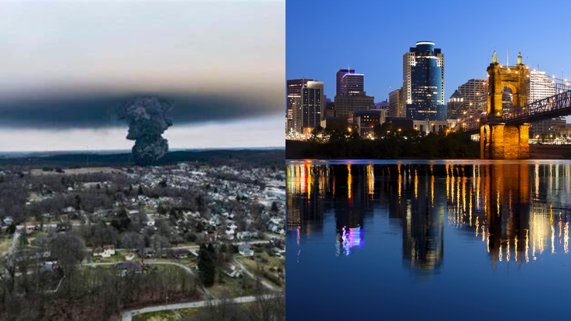 Cincinnati cuts off drinking water from Ohio River due to East Palestine derailment contamination

h...