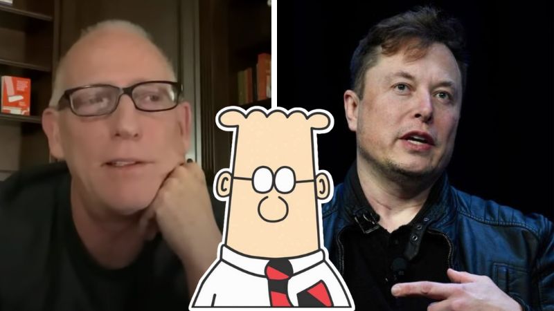 Elon Musk calls the media 'racist' after cancelation of Dilbert comic creator over citing poll numbers