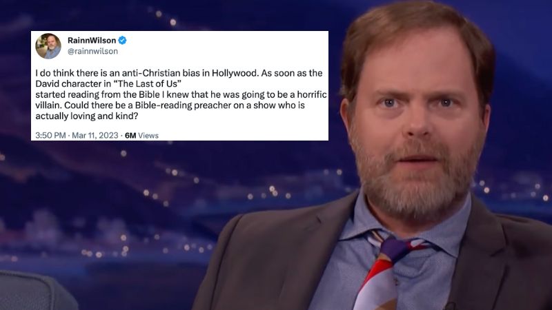 Office actor Rainn Wilson SLAMS Hollywood for 'anti-Christian bias'