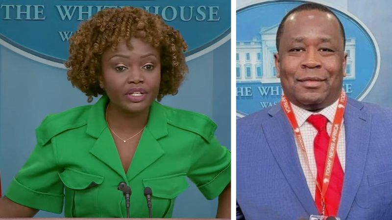 White House press corps erupts as African reporter demands press sec answer his questions