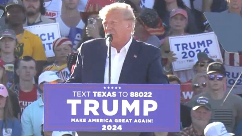 BREAKING: Trump tells patriotic Americans 'you will be vindicated' in EPIC Texas rally speech