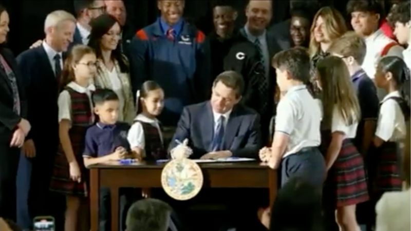 DeSantis signs sweeping school choice bill, opens student voucher program to all Floridian children