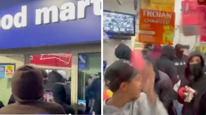 Mob of 100+ looters swarm, ransack Compton gas station