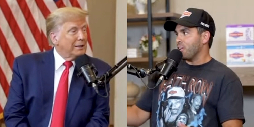 BREAKING: FULL SEND host tells Trump 'we need you back' in the White House