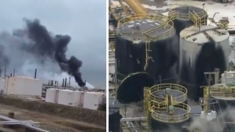 BREAKING: 1 dead, 1 injured after explosion at Chicago-area petroleum facility