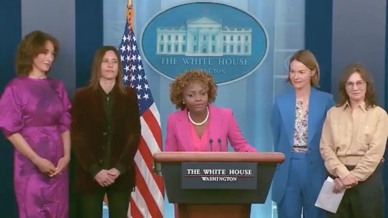 WATCH: Biden's press sec praises her own sexual orientation during 'Lesbian Visibility Week'