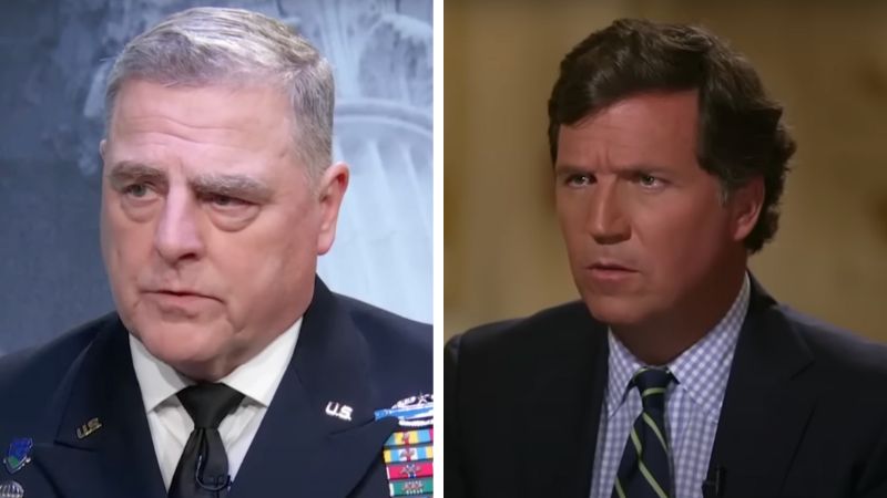 Pentagon officials say 'we're a better country' now that Tucker Carlson is off the air