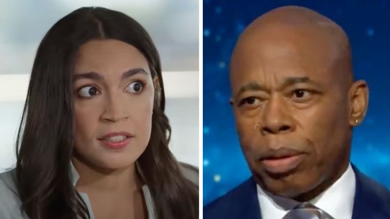 Eric Adams blasts AOC for saying homeless man Jordan Neely was 'murdered' on New York City subway