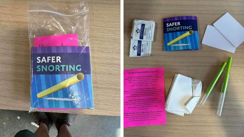 Children given 'safer snorting kits' at Canadian school: report