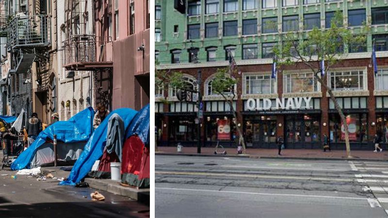 Old Navy joins HUGE list of stores closing downtown San Francisco locations due to rising crime