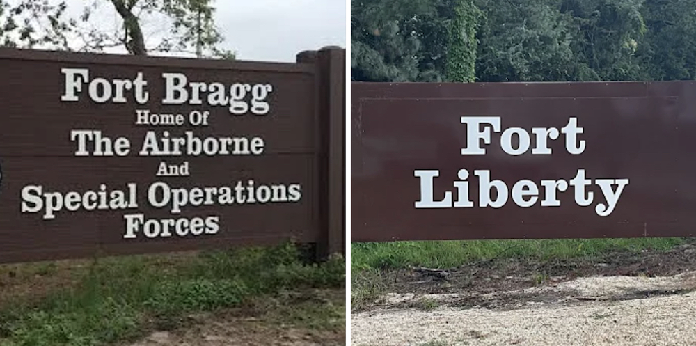 North Carolina base Fort Bragg rebrands as Fort Liberty