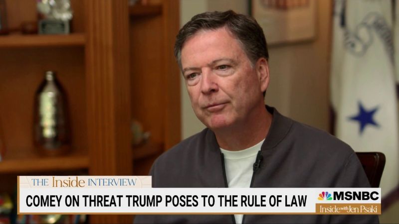 Former FBI head James Comey worries a Trump presidency would lead to 'retribution' of politically motivated prosecutors