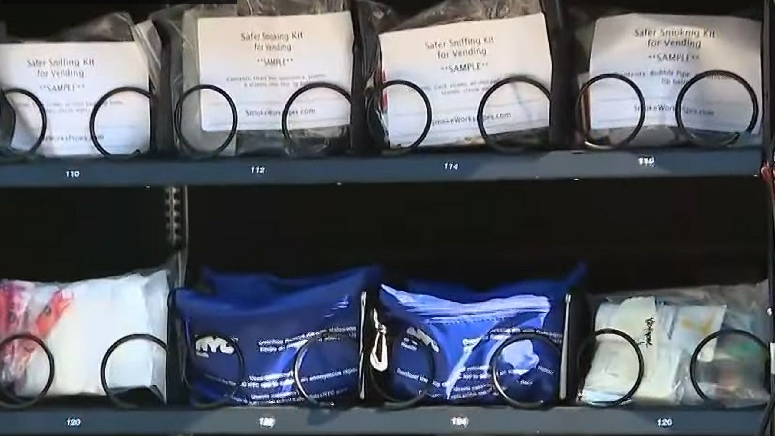 New York City 'drug' vending machines cleaned out in one day