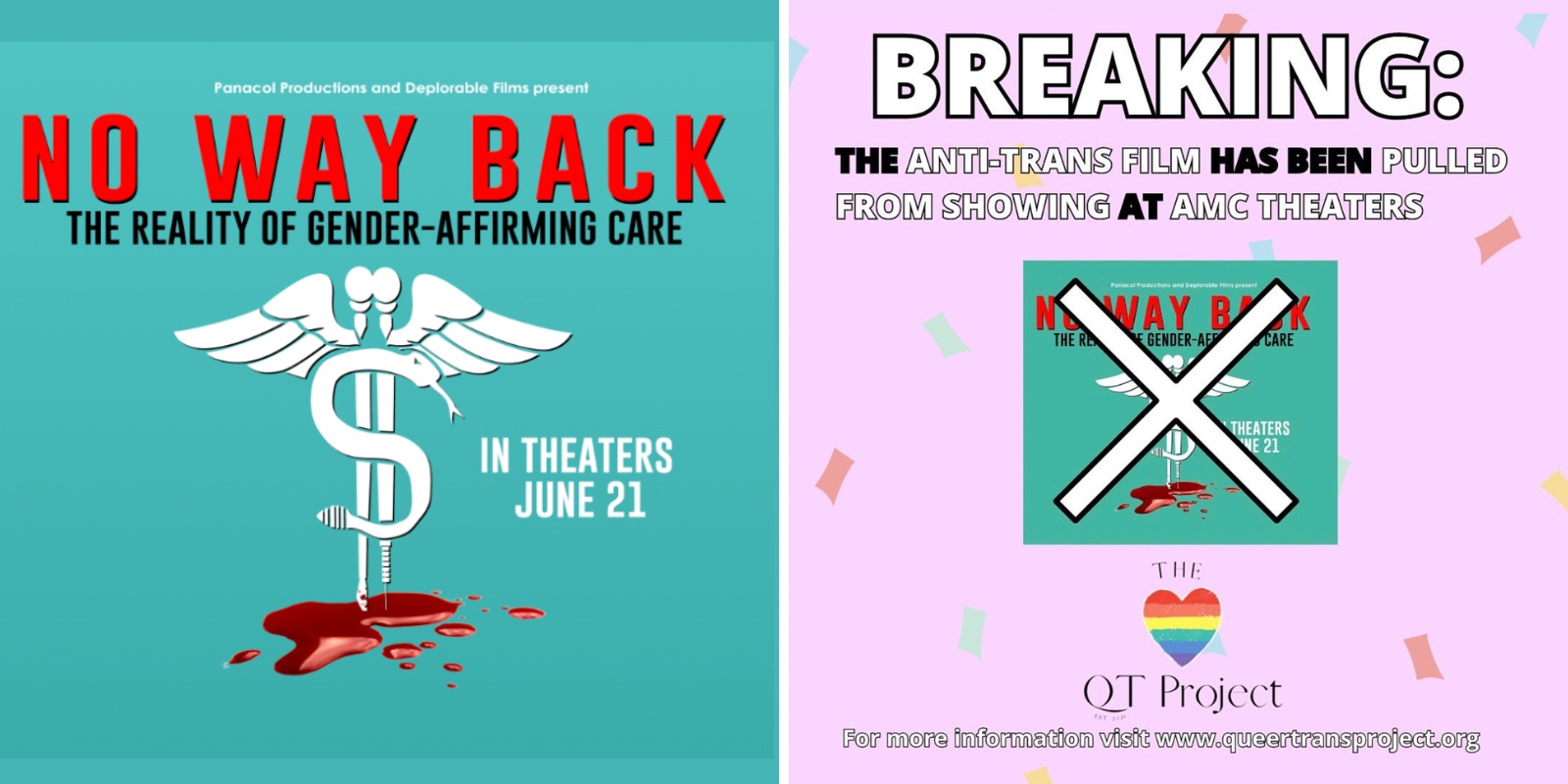 EXCLUSIVE: Producers of 'No Way Back: The Reality of Gender-Affirming Care' speak out after AMC Theaters cancels film screenings