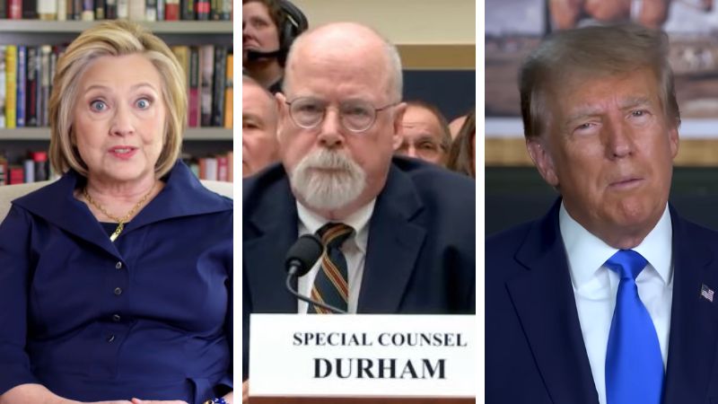 BREAKING: John Durham reveals FBI kept intel on Hillary Clinton's plan to 'link' Trump with 'Russia collusion' in 2016 from agents working the case