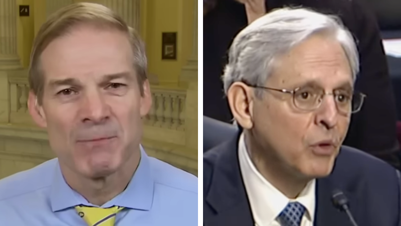 Jim Jordan demands Biden's Justice Department stop all 'politically sensitive' investigations until changes are made