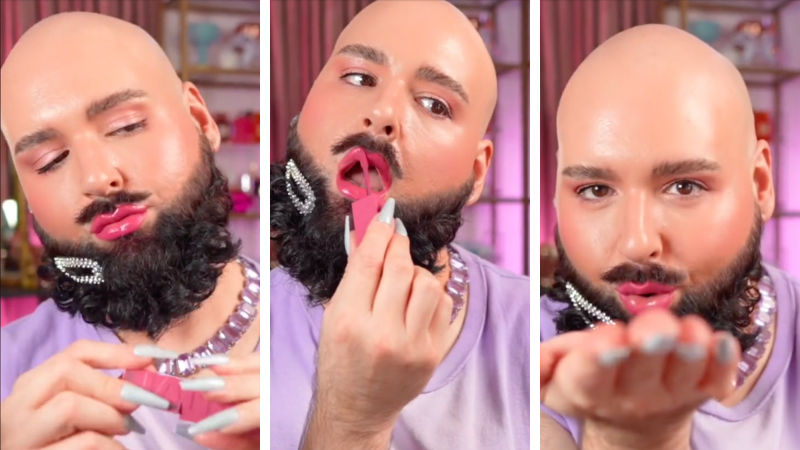 MUST SEE: Maybelline taps bearded bald man to sell lip gloss to women on Amazon Prime Day