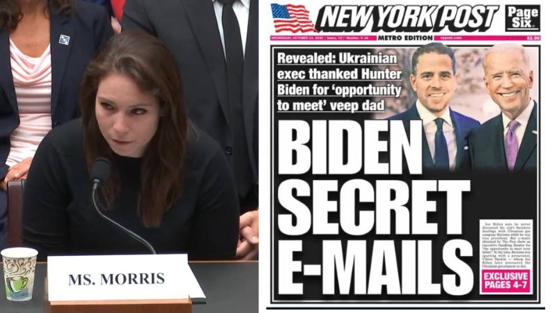 BREAKING: Emma-Jo Morris slams Biden, congressional Democrats for 'elaborate censorship conspiracy' over Hunter Biden laptop story