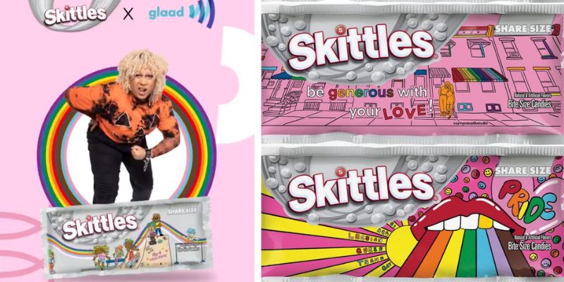 Skittles risks 'Bud Light' treatment after partnership with GLAAD, Pride packaging