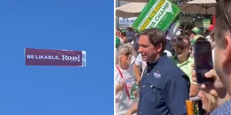 BREAKING: DeSantis mocked and trolled at Iowa State Fair: 'We love Trump!'