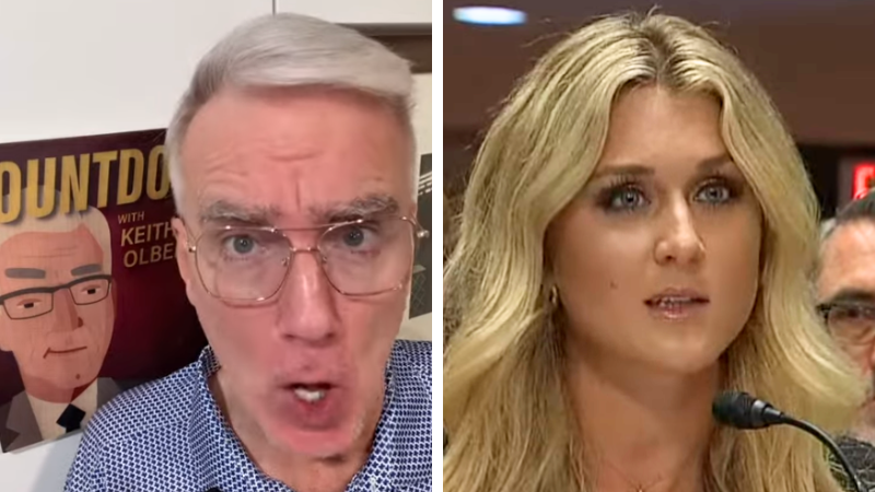 Keith Olbermann blasted after claiming Riley Gaines 'sucked at swimming' 