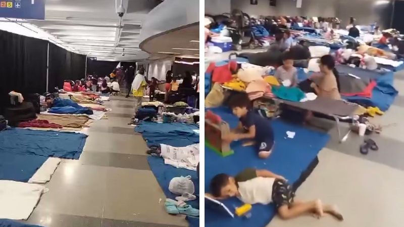 Chicago houses illegal immigrants at O'Hare Airport, spends $51 million on aid, shelters