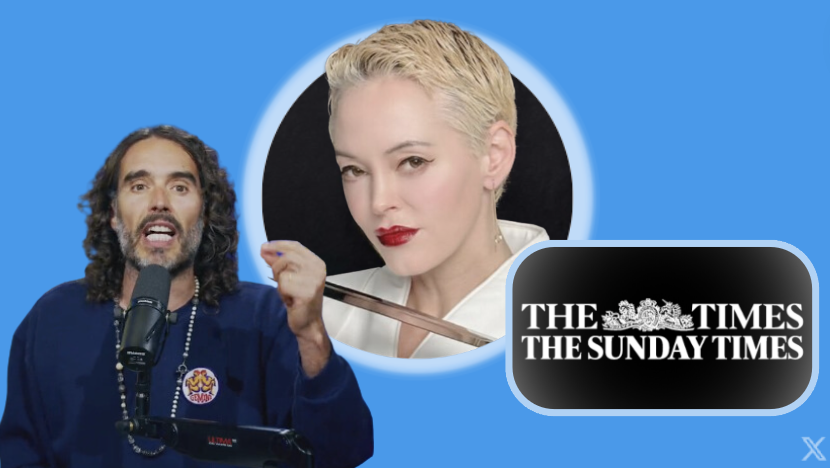 Rose McGowan slams media manipulation of anonymous allegations against Russell Brand