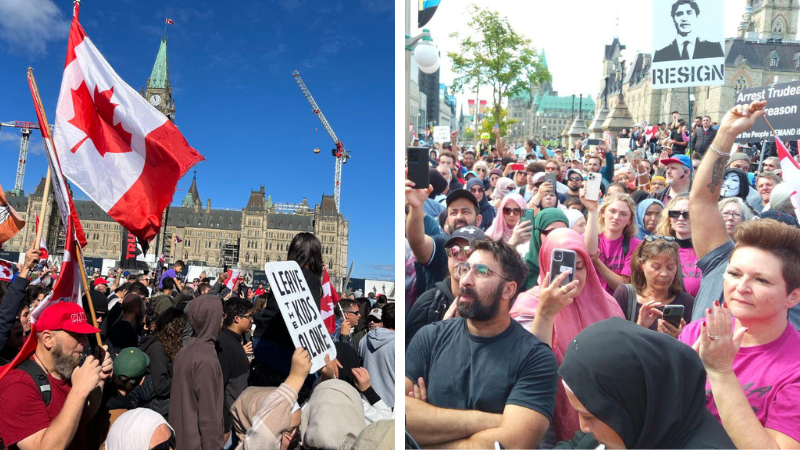 Massive crowds of parents march in Canadian cities to protest Trudeau Liberals’ far-left gender indoctrination in  schools