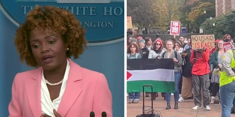 BREAKING: Biden admin FAILS to call student protesters chanting ‘death to Jews’ extremists, deflects to 2017 Charlottesville rally, Trump supporters