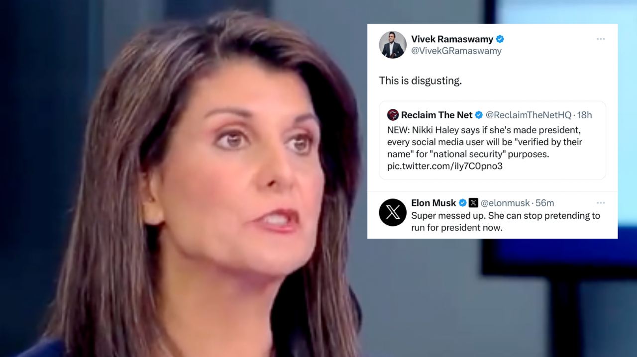 Elon Musk BLASTS Nikki Haley after she calls for verification of all social media users: 'She can stop pretending to run for president now'