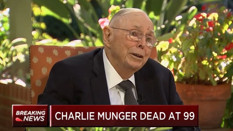 BREAKING: Berkshire Hathaway vice-chair Charlie Munger dies at 99 