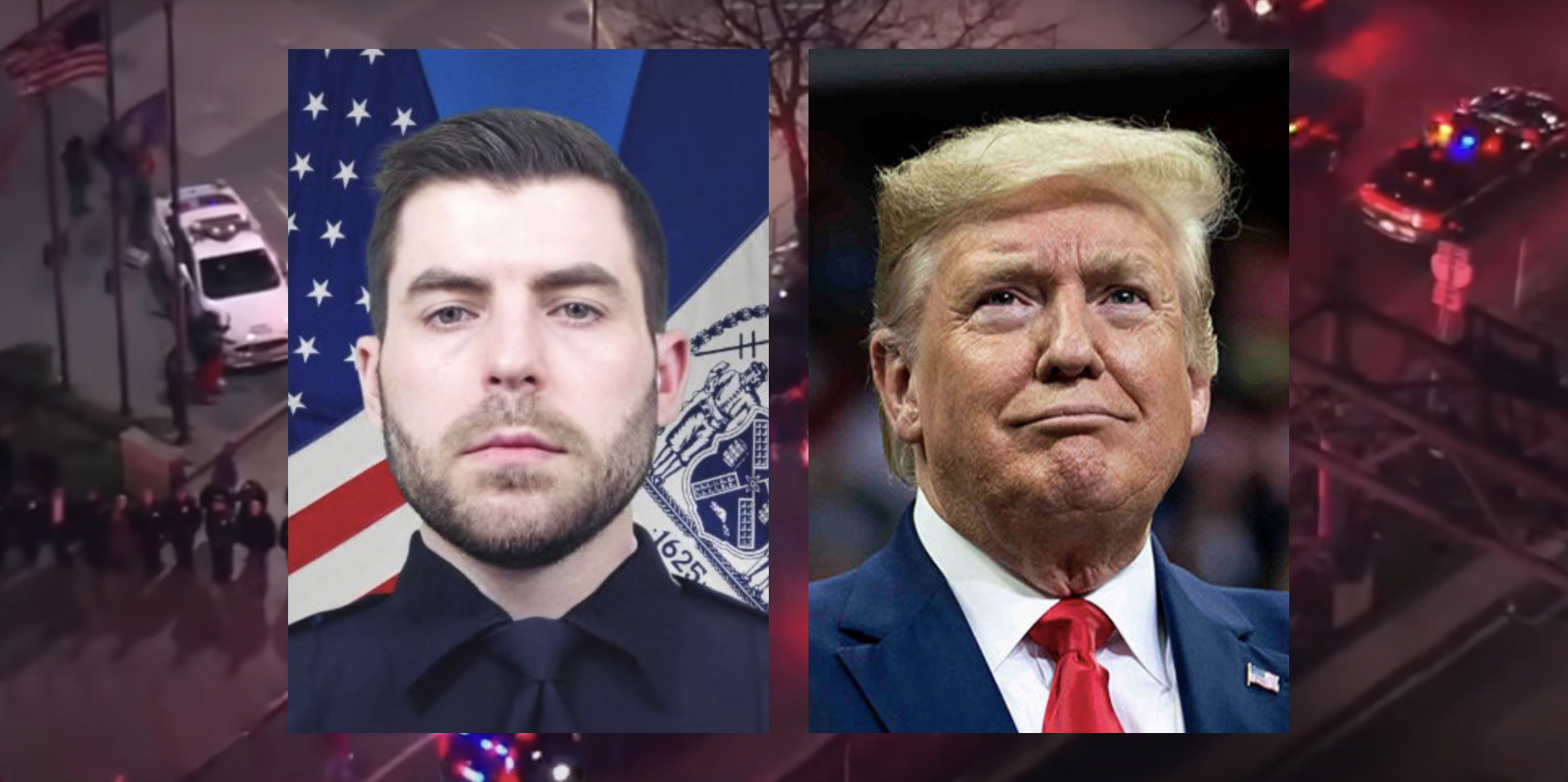 Trump to attend wake of NYPD officer killed by career criminal during traffic stop
