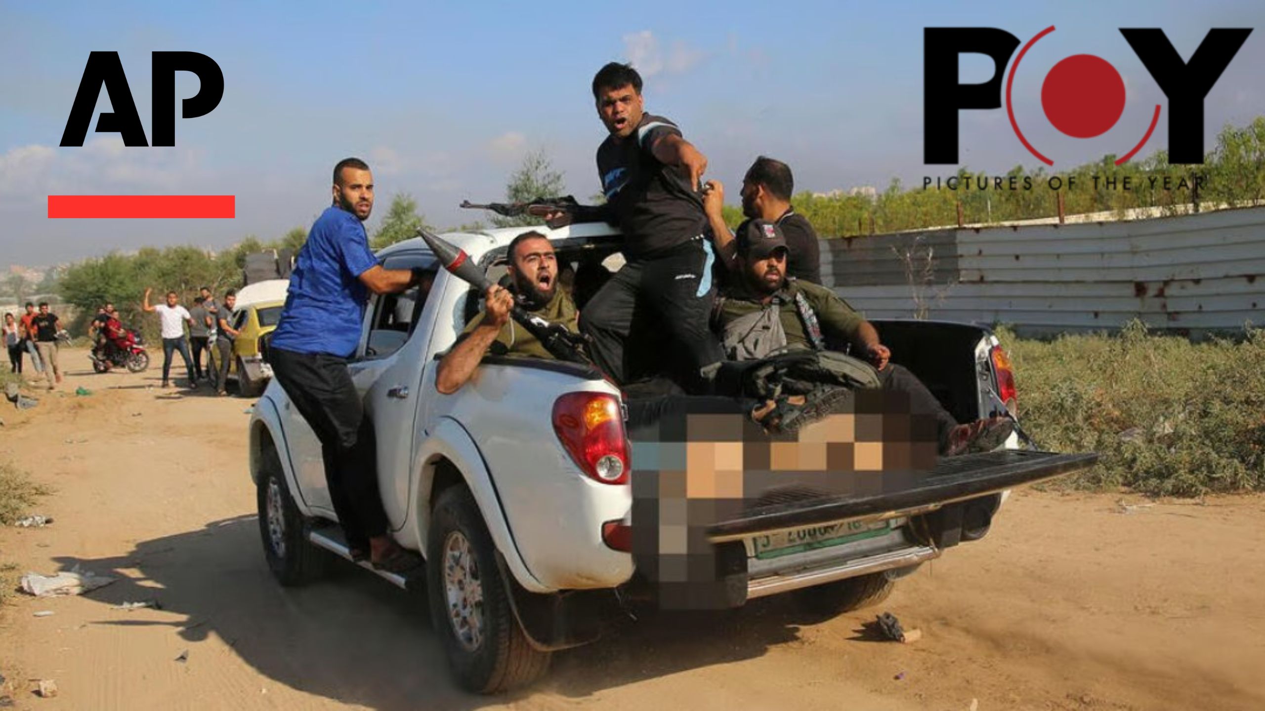 AP wins award for photo of half-naked, murdered Jewish woman Shani Louk taken by Hamas-affiliated 'photojournalist' on Oct. 7