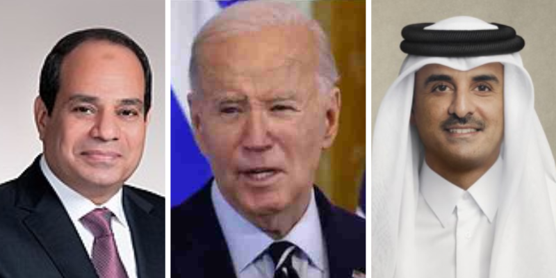 Biden calls for ceasefire, Hamas hostage release in talks with Egypt and Qatar