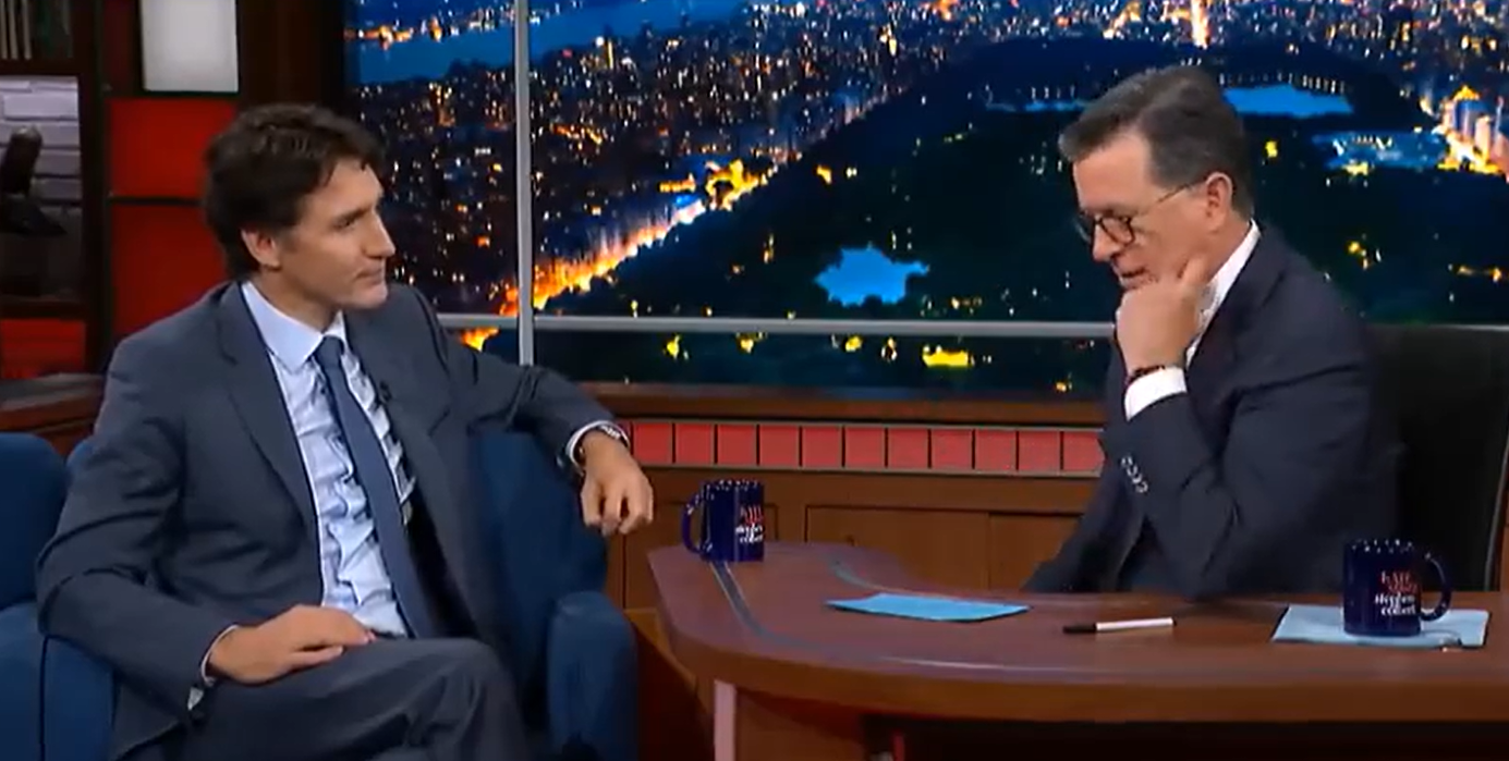 Justin Trudeau touts socialized medicine for US on late night show as Stephen Colbert warns against 'Canada's Trump,' Pierre Poilievre