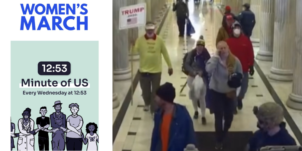 Women's March to hold moment of silence every Wednesday on 'moment January 6th rioters first crossed the barricades'