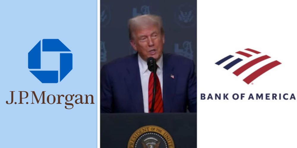Trump preps EO to prevent financial firms from debanking people over politics after he was dropped by JP Morgan Chase, Bank of America